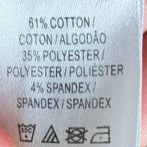 F & G Tech Mens Shirt Gray White Striped Collared Long Sleeve Henley Stretch XL - Picture 7 of 12